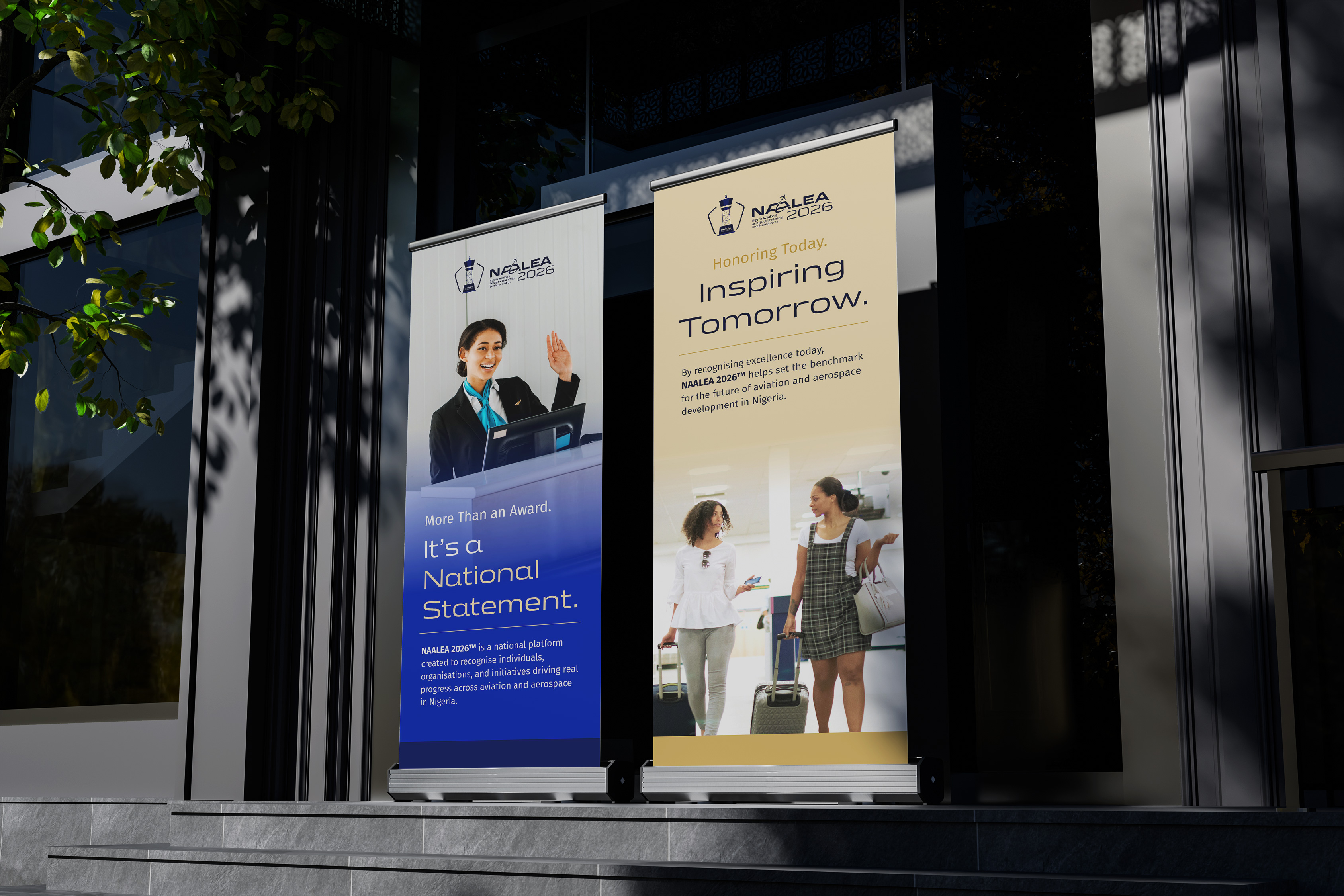 NAALEA rollup banner